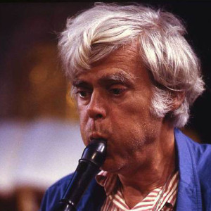 Frans Brüggen playing a recorder
